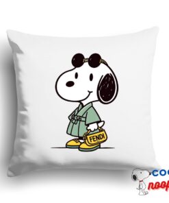 Discount Snoopy Fendi Square Pillow 1