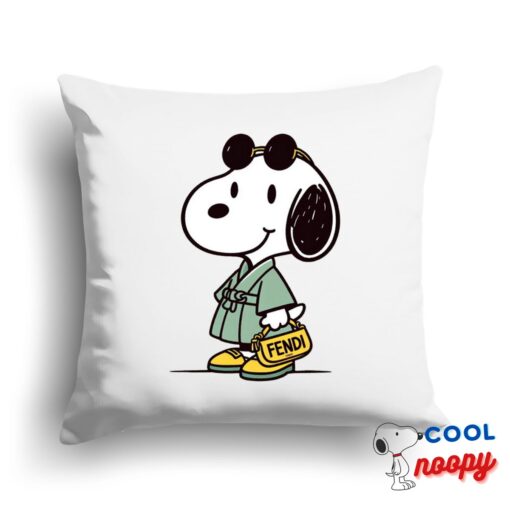 Discount Snoopy Fendi Square Pillow 1