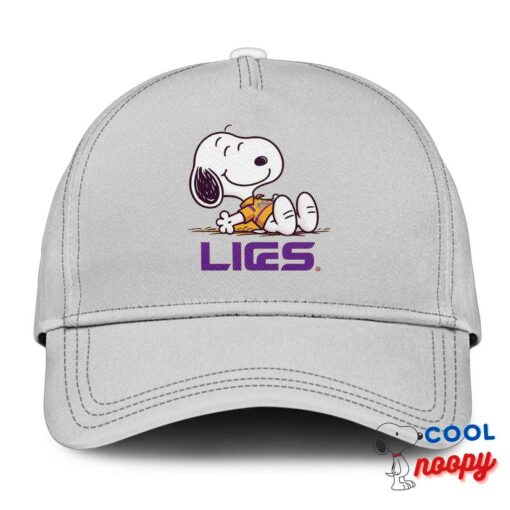 Discount Snoopy Lsu Tigers Logo Hat 3