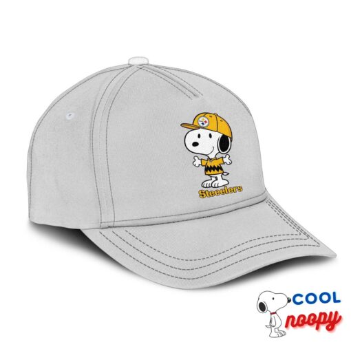 Discount Snoopy Pittsburgh Steelers Logo Hat 2