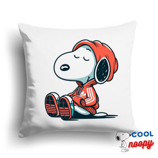 Excellent Snoopy Adidas Square Pillow 1