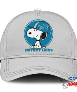 Excellent Snoopy Detroit Lions Logo Hat 3
