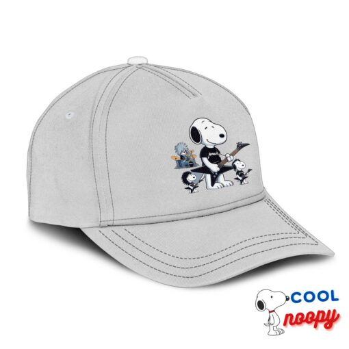 Excellent Snoopy Metallica Band Hat 2