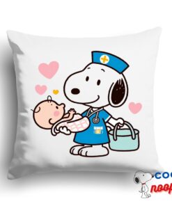 Excellent Snoopy Nursing Square Pillow 1