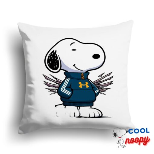 Excellent Snoopy Under Armour Square Pillow 1