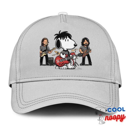 Exciting Snoopy Foo Fighters Rock Band Hat 3