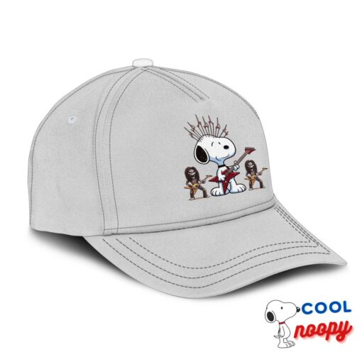 Exciting Snoopy Iron Maiden Band Hat 2