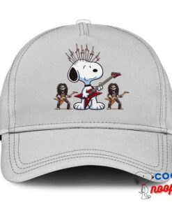 Exciting Snoopy Iron Maiden Band Hat 3