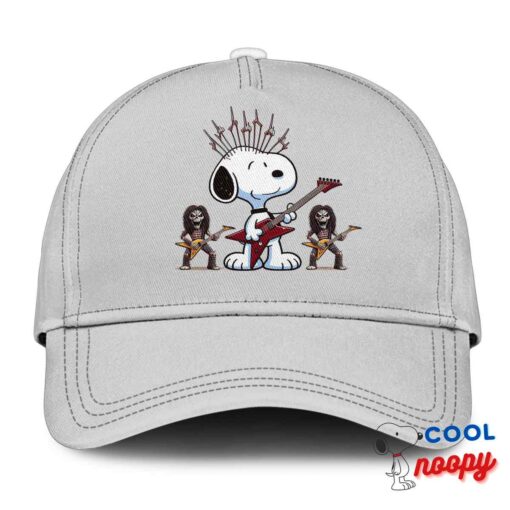 Exciting Snoopy Iron Maiden Band Hat 3