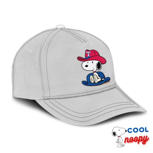 Exclusive Snoopy Texas Rangers Logo Hat 2