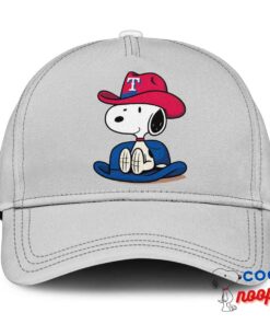 Exclusive Snoopy Texas Rangers Logo Hat 3