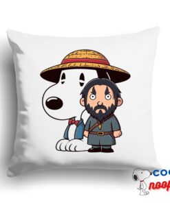 Exquisite Snoopy Bray Wyatt Square Pillow 1