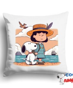 Exquisite Snoopy Columbia Square Pillow 1