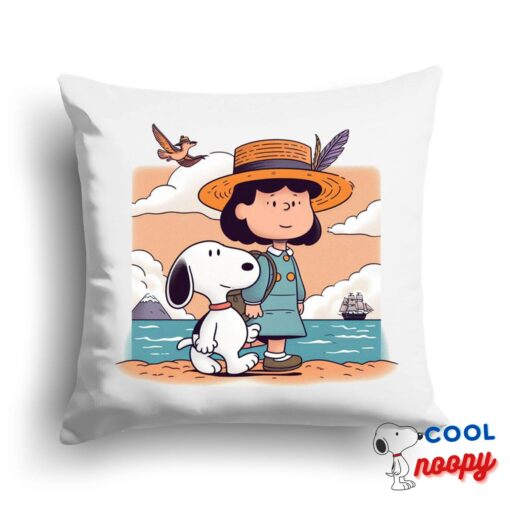 Exquisite Snoopy Columbia Square Pillow 1