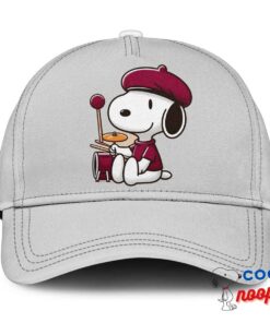 Exquisite Snoopy Maroon Pop Band Hat 3