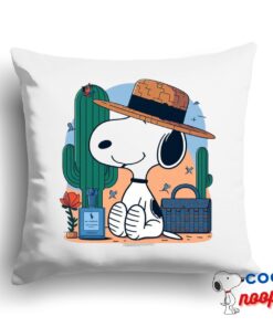 Exquisite Snoopy Ralph Lauren Square Pillow 1