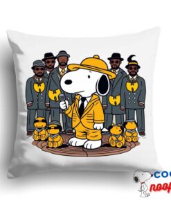 Eye Opening Snoopy Wu Tang Clan Square Pillow 1
