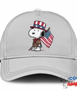 Fascinating Snoopy American Flag Hat 3