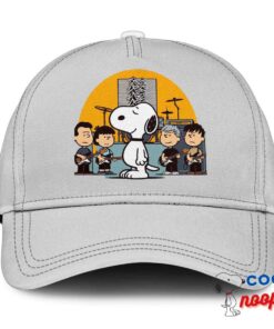 Fascinating Snoopy Joy Division Rock Band Hat 3
