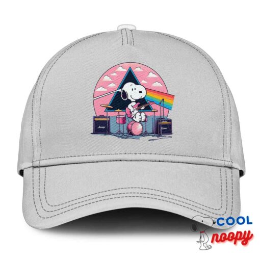 Fascinating Snoopy Pink Floyd Rock Band Hat 3