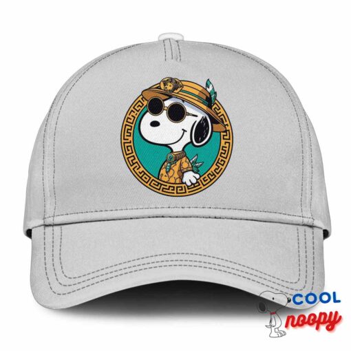 Fascinating Snoopy Versace Logo Hat 3