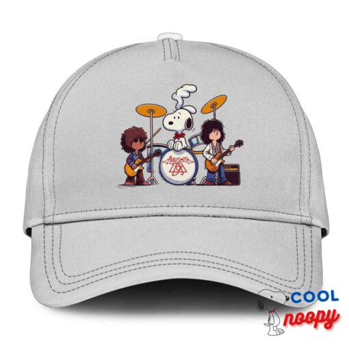 Gorgeous Snoopy Aerosmith Rock Band Hat 3