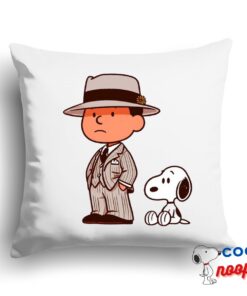 Gorgeous Snoopy Casablanca Movie Square Pillow 1