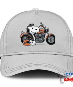 Gorgeous Snoopy Harley Davidson Hat 3