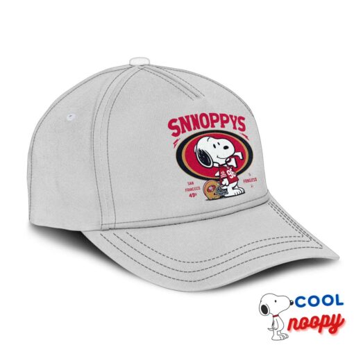 Gorgeous Snoopy San Francisco 49ers Logo Hat 2