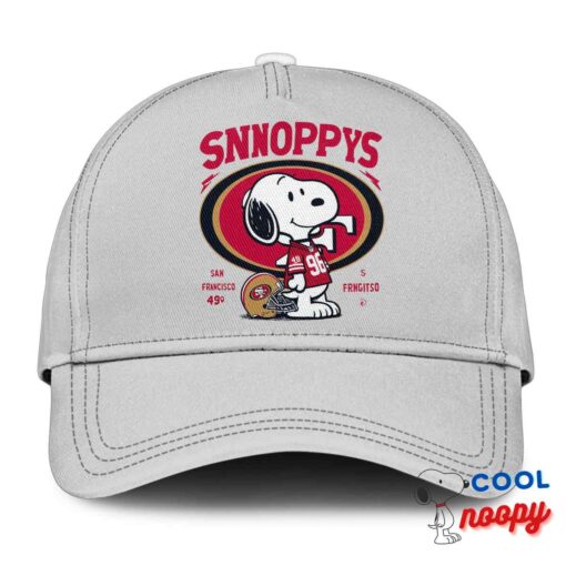 Gorgeous Snoopy San Francisco 49ers Logo Hat 3