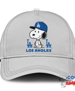 Greatest Snoopy Los Angeles Dodger Logo Hat 3