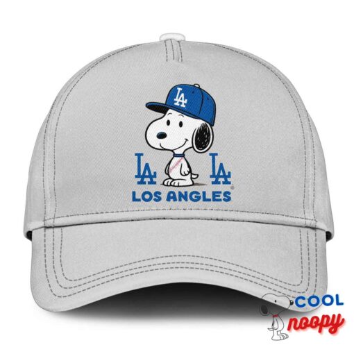 Greatest Snoopy Los Angeles Dodger Logo Hat 3