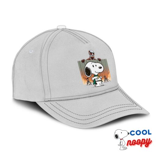 Impressive Snoopy Attack On Titan Hat 2