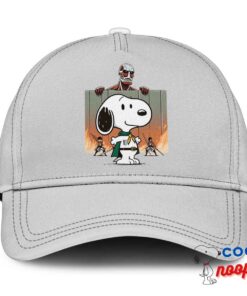 Impressive Snoopy Attack On Titan Hat 3