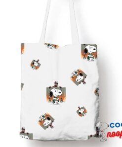 Impressive Snoopy Attack On Titan Tote Bag 1