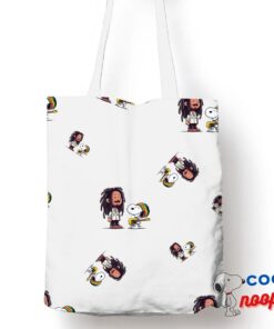 Impressive Snoopy Bob Marley Tote Bag 1