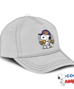 Impressive Snoopy Lsu Tigers Logo Hat 2