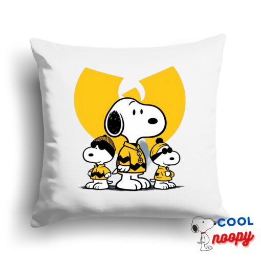 Impressive Snoopy Wu Tang Clan Square Pillow 1