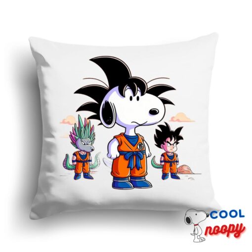Inexpensive Snoopy Dragon Ball Z Square Pillow 1