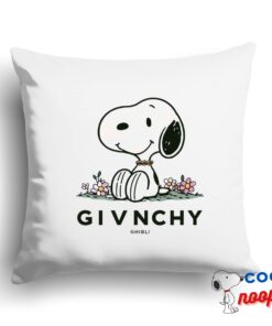 Inexpensive Snoopy Givenchy Logo Square Pillow 1