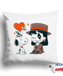 Inexpensive Snoopy Harley Quinn Square Pillow 1