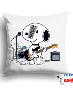 Inexpensive Snoopy Joy Division Rock Band Square Pillow 1