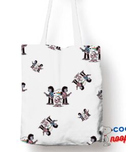 Inexpensive Snoopy Pink Floyd Rock Band Tote Bag 1