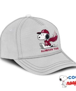 Inspiring Snoopy Alabama Crimson Tide Logo Hat 2