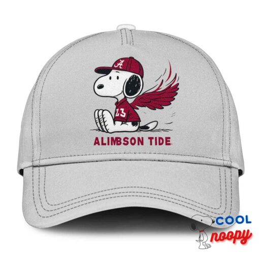 Inspiring Snoopy Alabama Crimson Tide Logo Hat 3