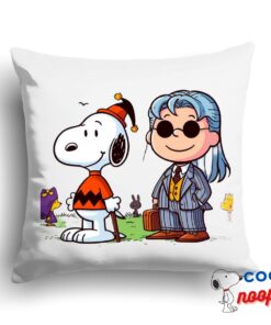 Inspiring Snoopy Harley Quinn Square Pillow 1