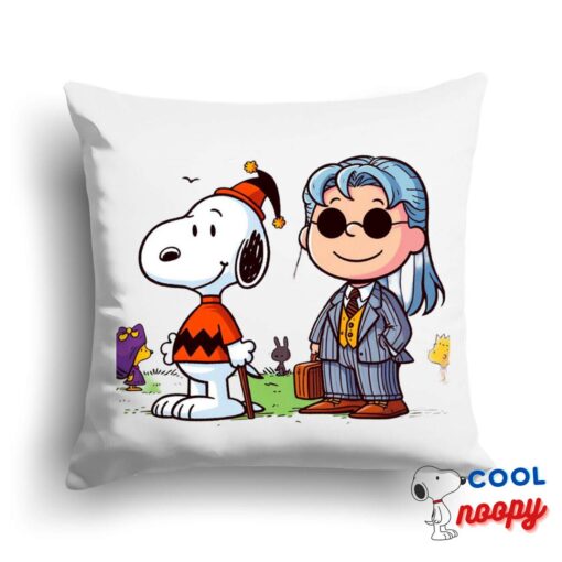 Inspiring Snoopy Harley Quinn Square Pillow 1