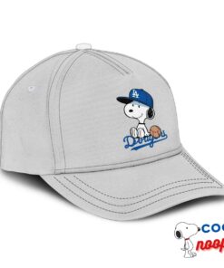 Inspiring Snoopy Los Angeles Dodger Logo Hat 2