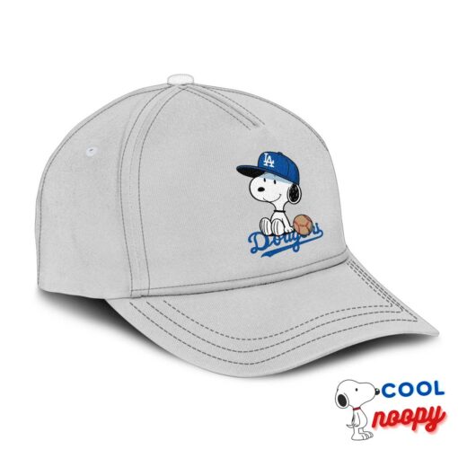 Inspiring Snoopy Los Angeles Dodger Logo Hat 2