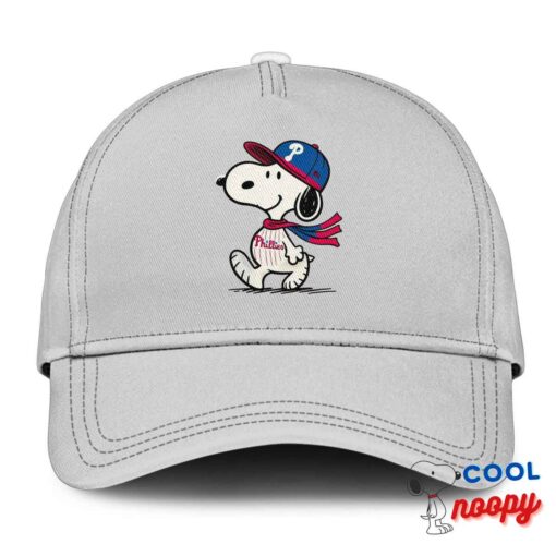 Inspiring Snoopy Philadelphia Phillies Logo Hat 3